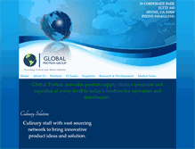 Tablet Screenshot of globalproteingroup.com